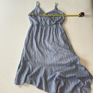 Fourteenth place XXL blue and white asymmetrical dress and adjustable straps